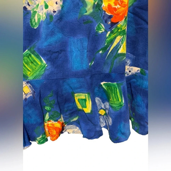 Vintage Jams World Bludrangea Maxi Dress Sz L - Picture 6 of 12